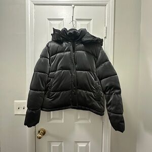 Forever 21 Shiny Black Outerwear